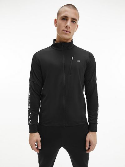 Calvin Klein Ruhák HU719486 | Calvin Klein Zip Up Férfi Dzseki Fekete